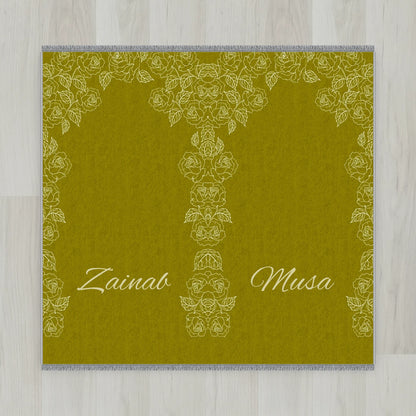 Pure Minimal Personalized Prayer Mat