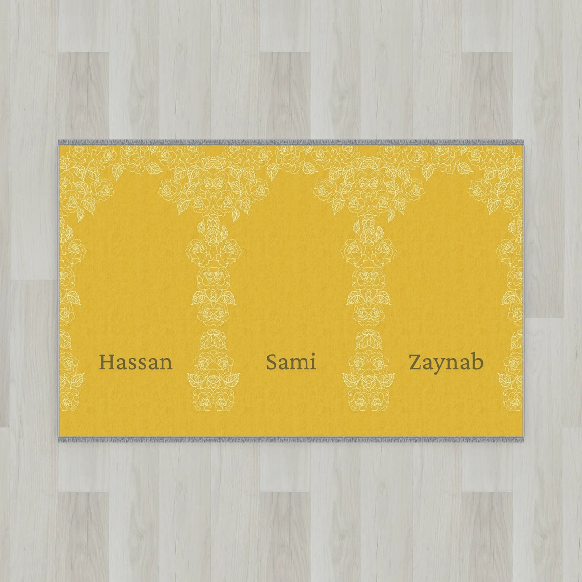 Pure Minimal Personalized Prayer Mat