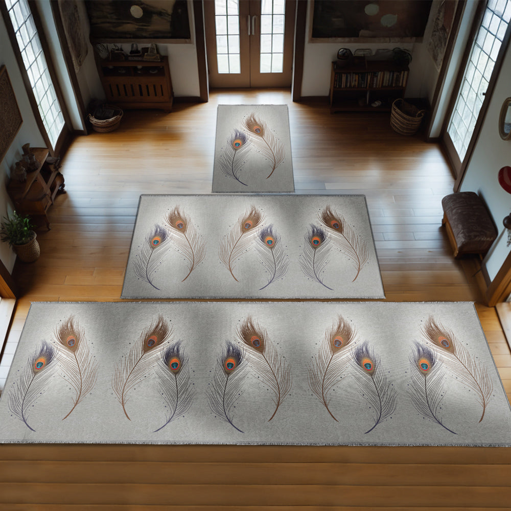 Peacock Feather Personalized Prayer Mat