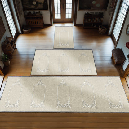 Large Customizable Group & Family Prayer Mat – Soft & Padded Janamaz 407