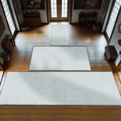 Large Customizable Group & Family Prayer Mat – Soft & Padded Janamaz 407