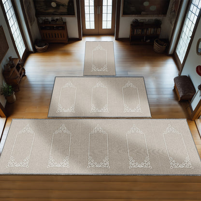 Large Customizable Group & Family Prayer Mat – Soft & Padded Janamaz 407