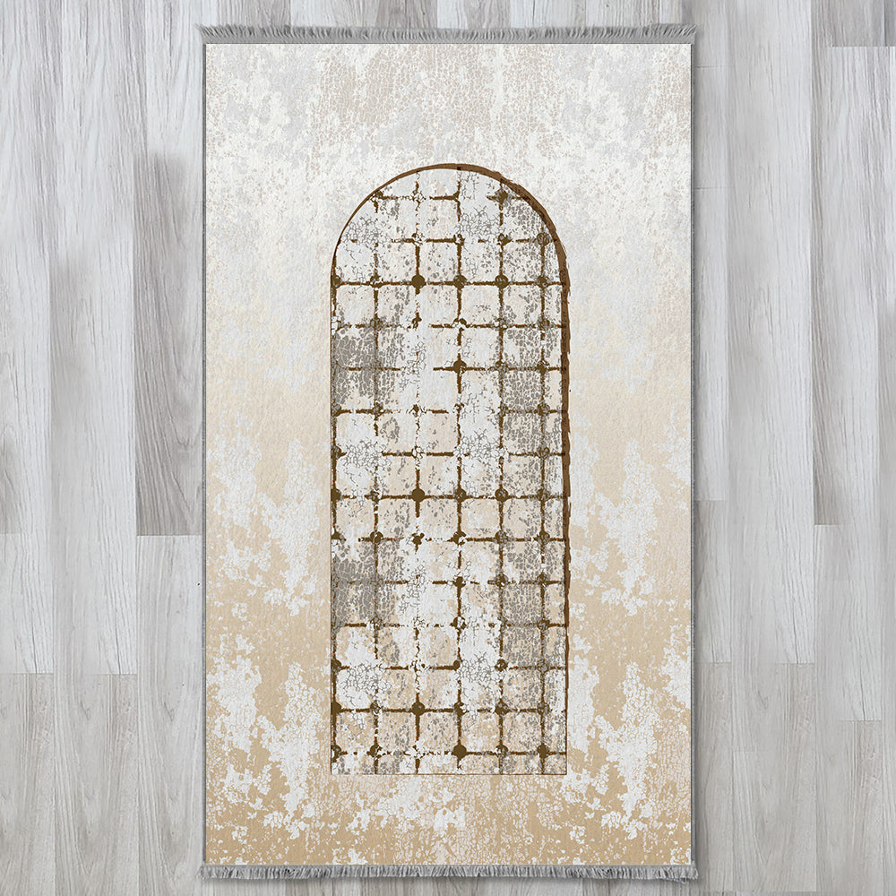 Rustic Window Personalized Prayer Mat