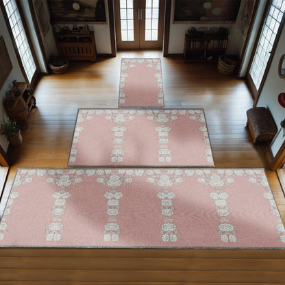 Rose Border Personalized Prayer Mat