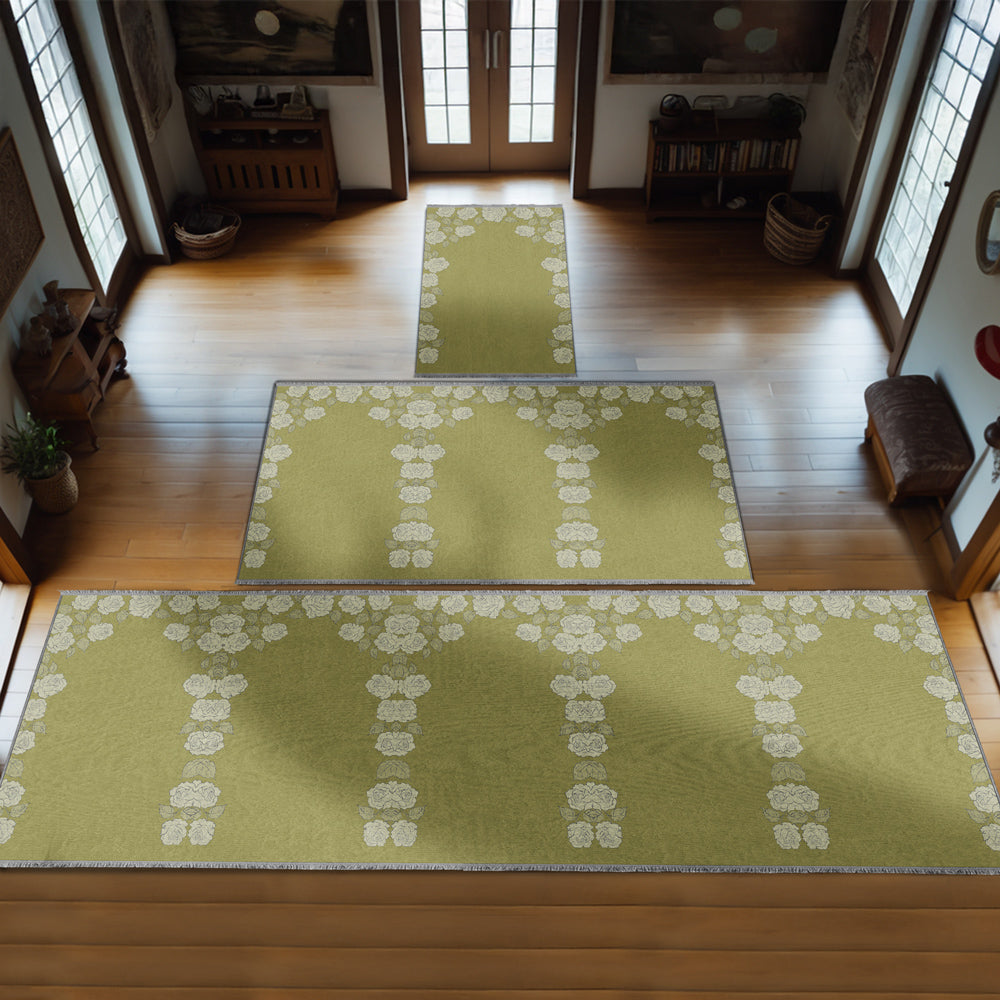 Rose Border Personalized Prayer Mat