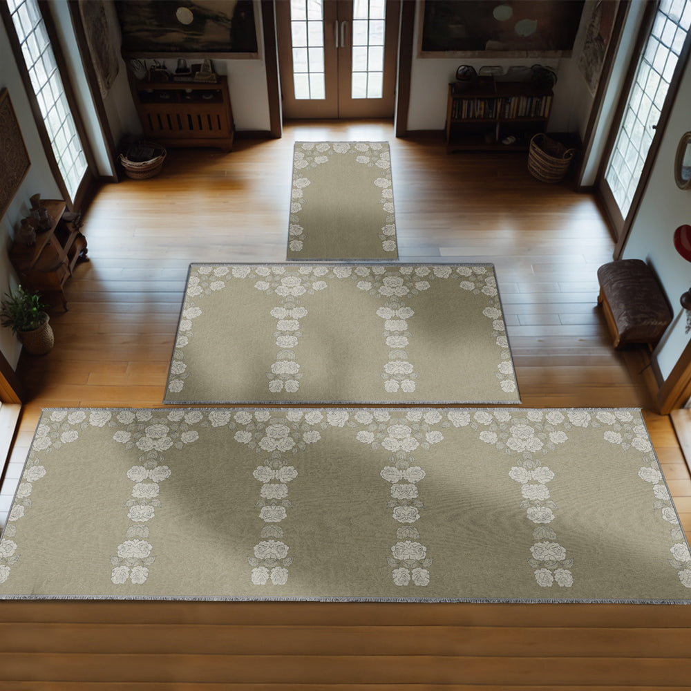 Rose Border Personalized Prayer Mat