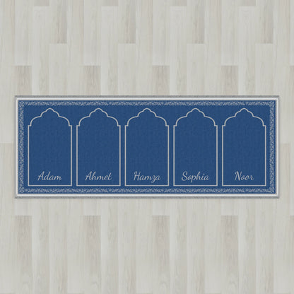 Ottoman Floral Personalized Prayer Mat