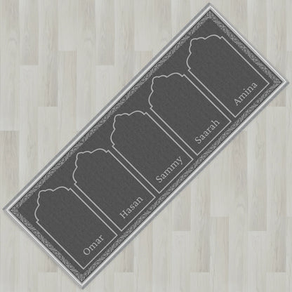 Ottoman Floral Personalized Prayer Mat