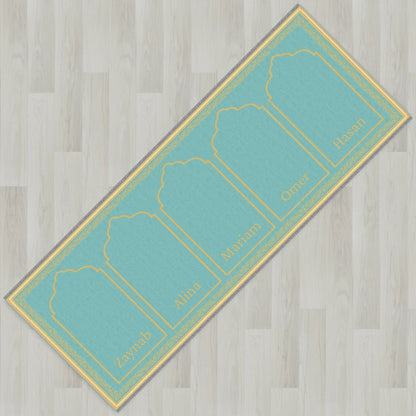 Ottoman Floral Personalized Prayer Mat