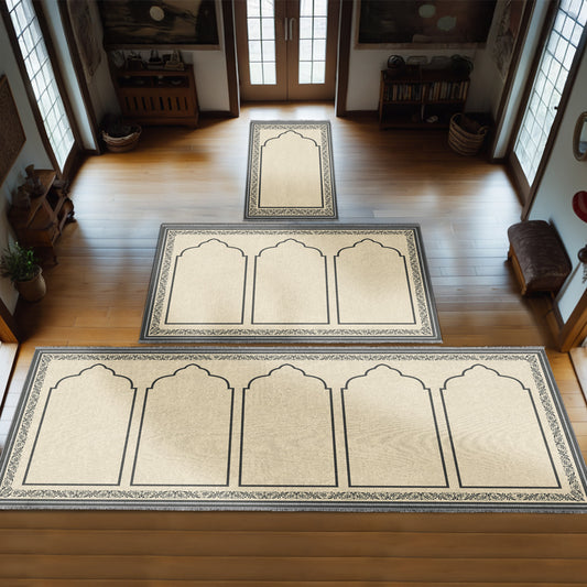 Ottoman Floral Personalized Prayer Mat