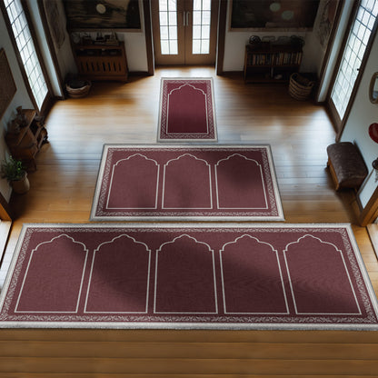 Ottoman Floral Personalized Prayer Mat