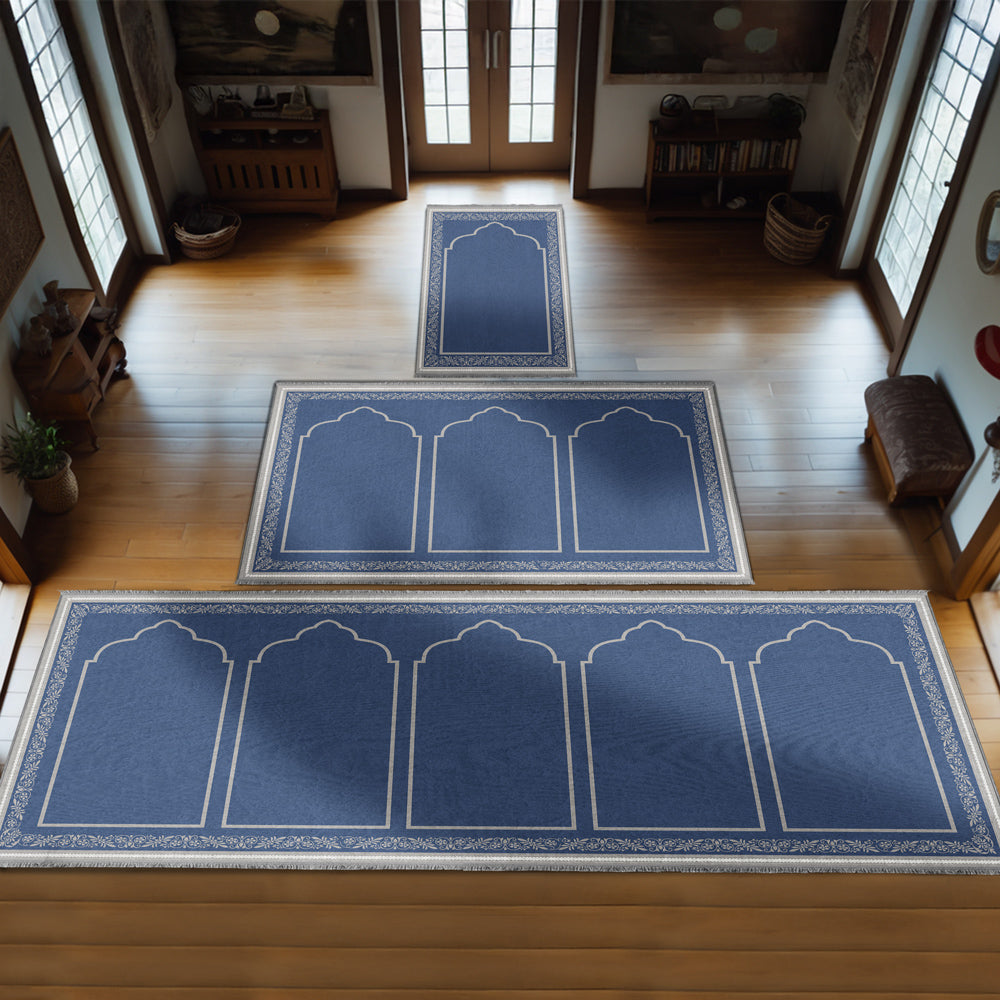 Ottoman Floral Personalized Prayer Mat