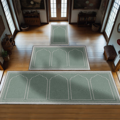 Ottoman Floral Personalized Prayer Mat