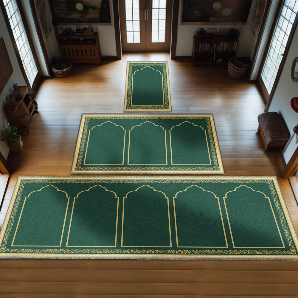 Ottoman Floral Personalized Prayer Mat