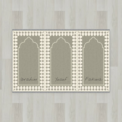 Harlequin Arch Personalized Prayer Mat