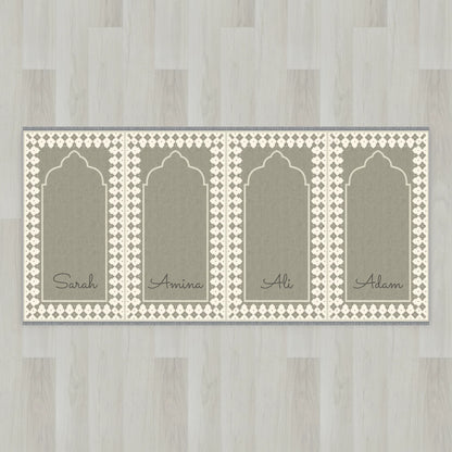 Harlequin Arch Personalized Prayer Mat