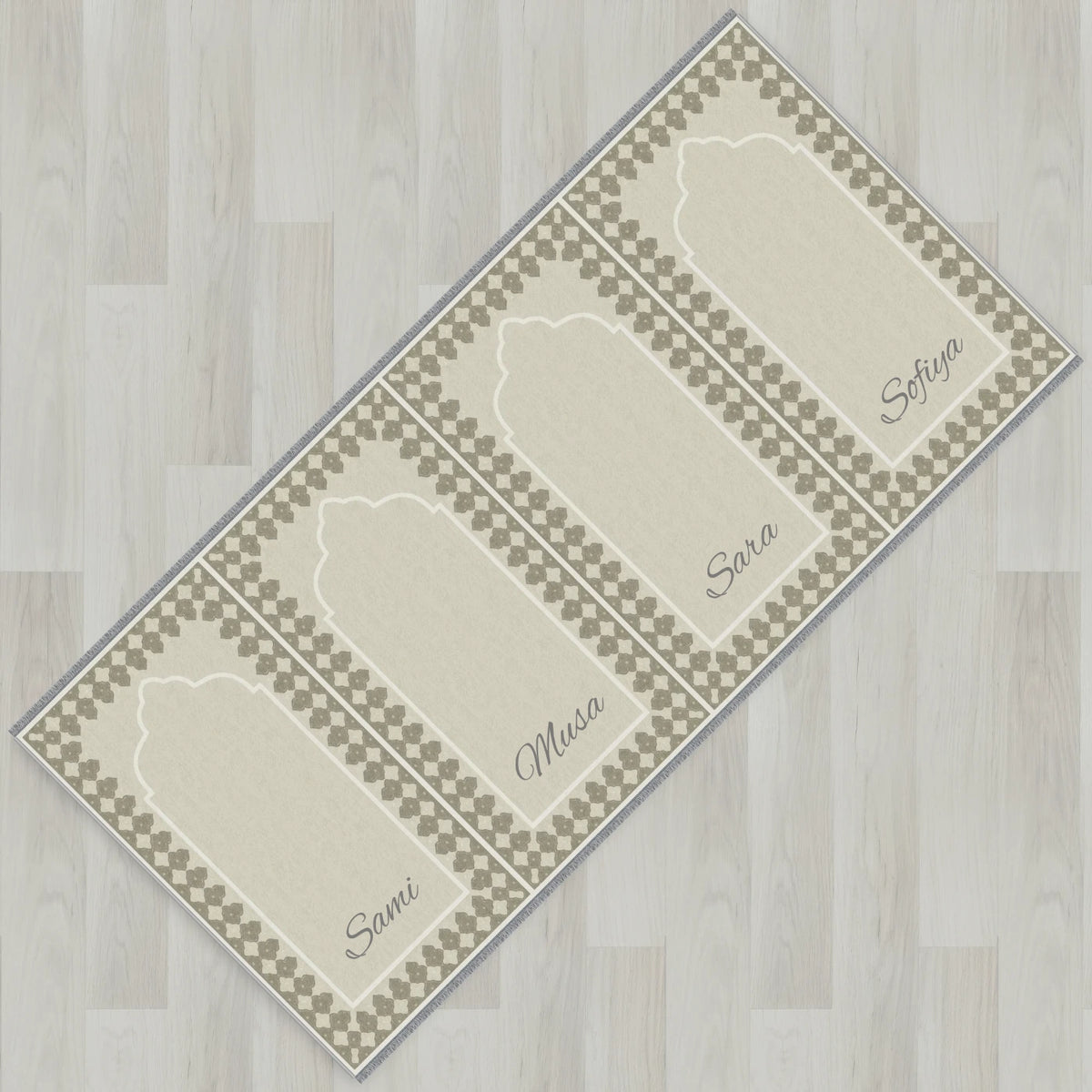 Harlequin Arch Personalized Prayer Mat