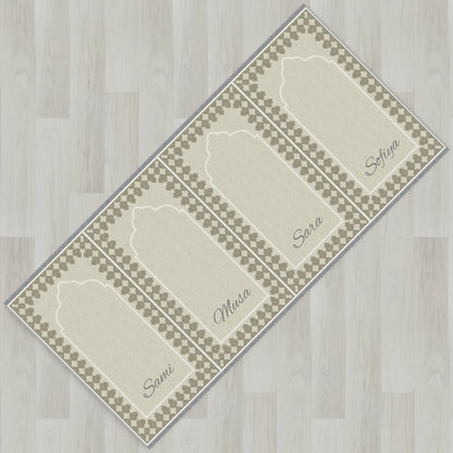 Harlequin Arch Personalized Prayer Mat