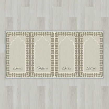 Harlequin Arch Personalized Prayer Mat