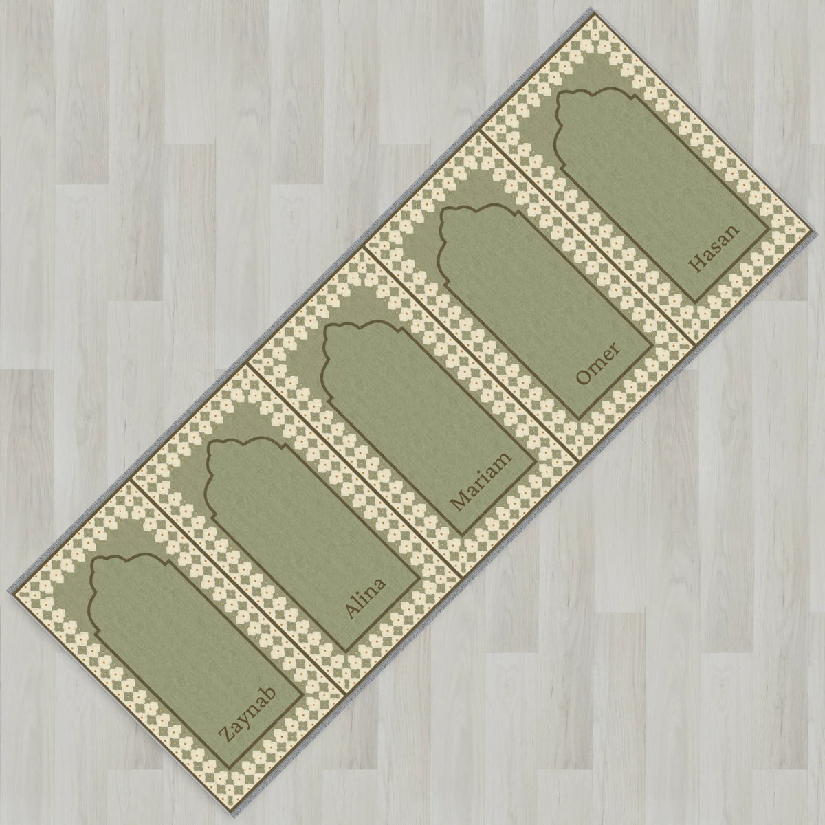 Harlequin Arch Personalized Prayer Mat