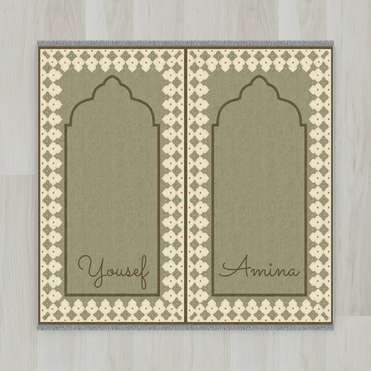 Harlequin Arch Personalized Prayer Mat