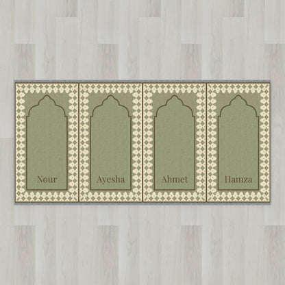 Harlequin Arch Personalized Prayer Mat
