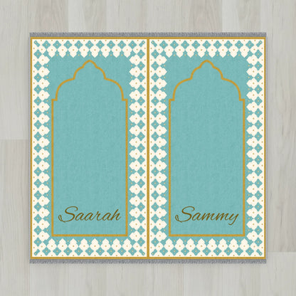 Harlequin Arch Personalized Prayer Mat