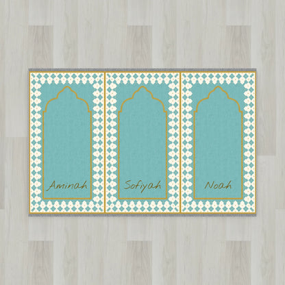 Harlequin Arch Personalized Prayer Mat