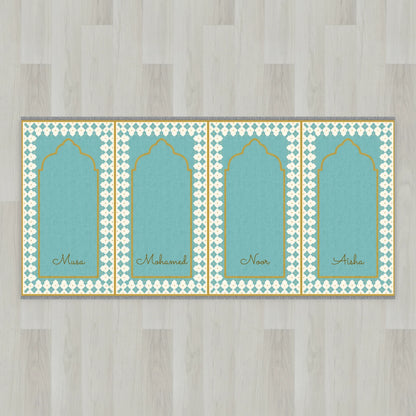 Harlequin Arch Personalized Prayer Mat