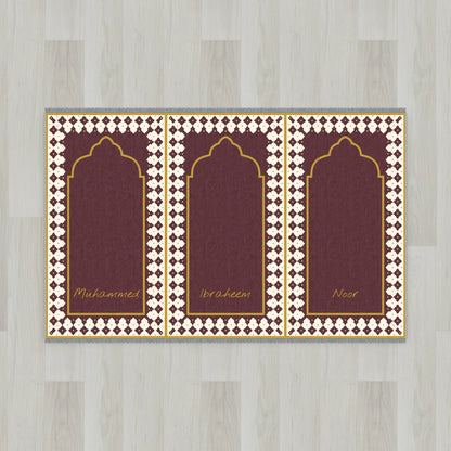 Harlequin Arch Personalized Prayer Mat