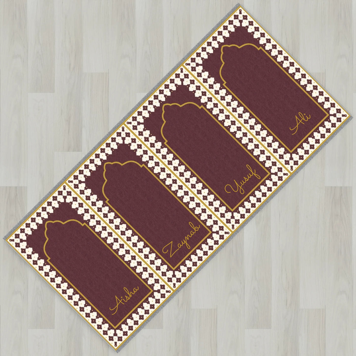 Harlequin Arch Personalized Prayer Mat