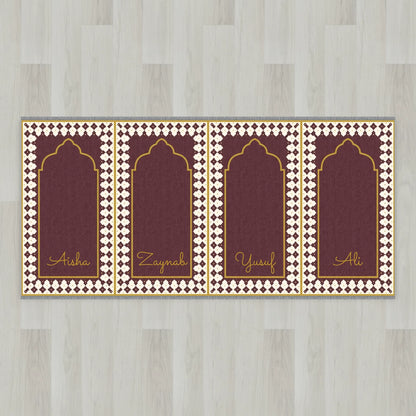 Harlequin Arch Personalized Prayer Mat
