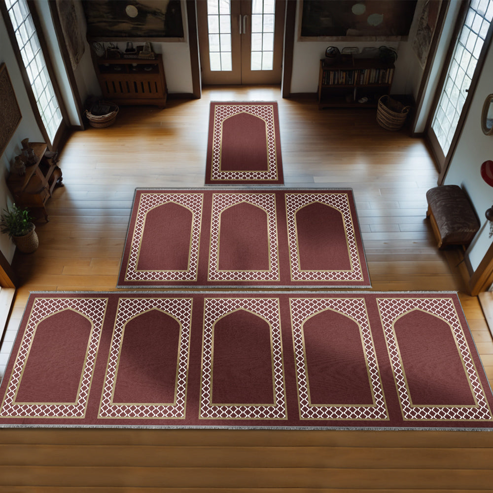 Moroccan Lattice Personalized Prayer Mat