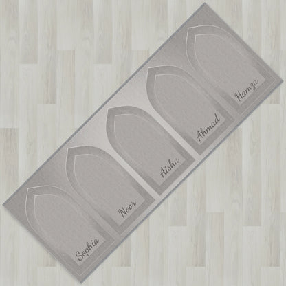 Silhouette Arch Personalized Prayer Mat