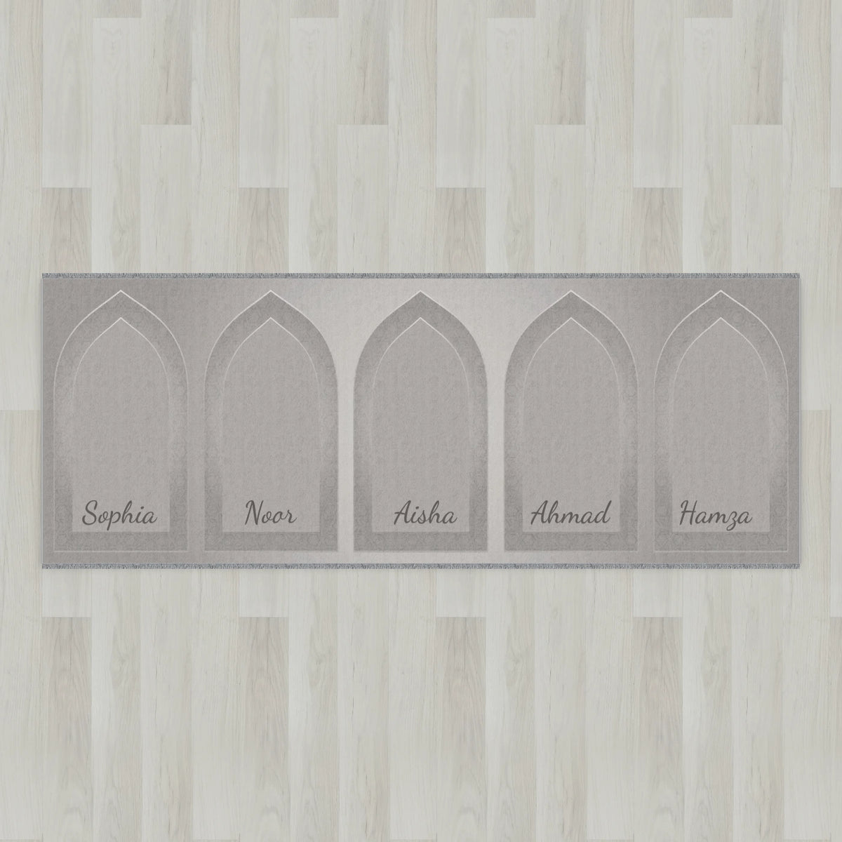 Silhouette Arch Personalized Prayer Mat