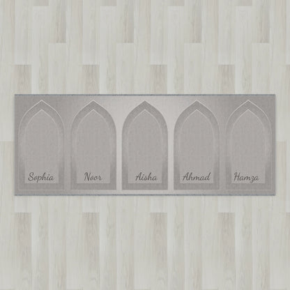 Silhouette Arch Personalized Prayer Mat