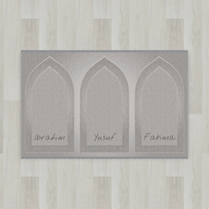 Silhouette Arch Personalized Prayer Mat