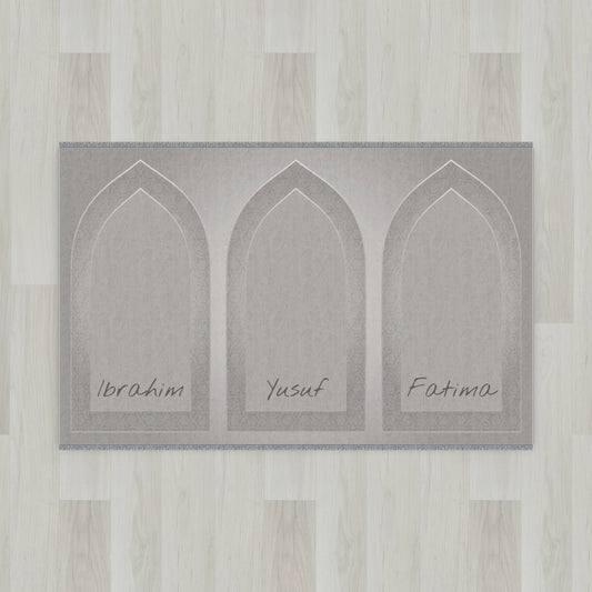 Silhouette Arch Personalized Prayer Mat