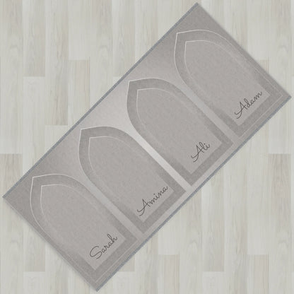 Silhouette Arch Personalized Prayer Mat