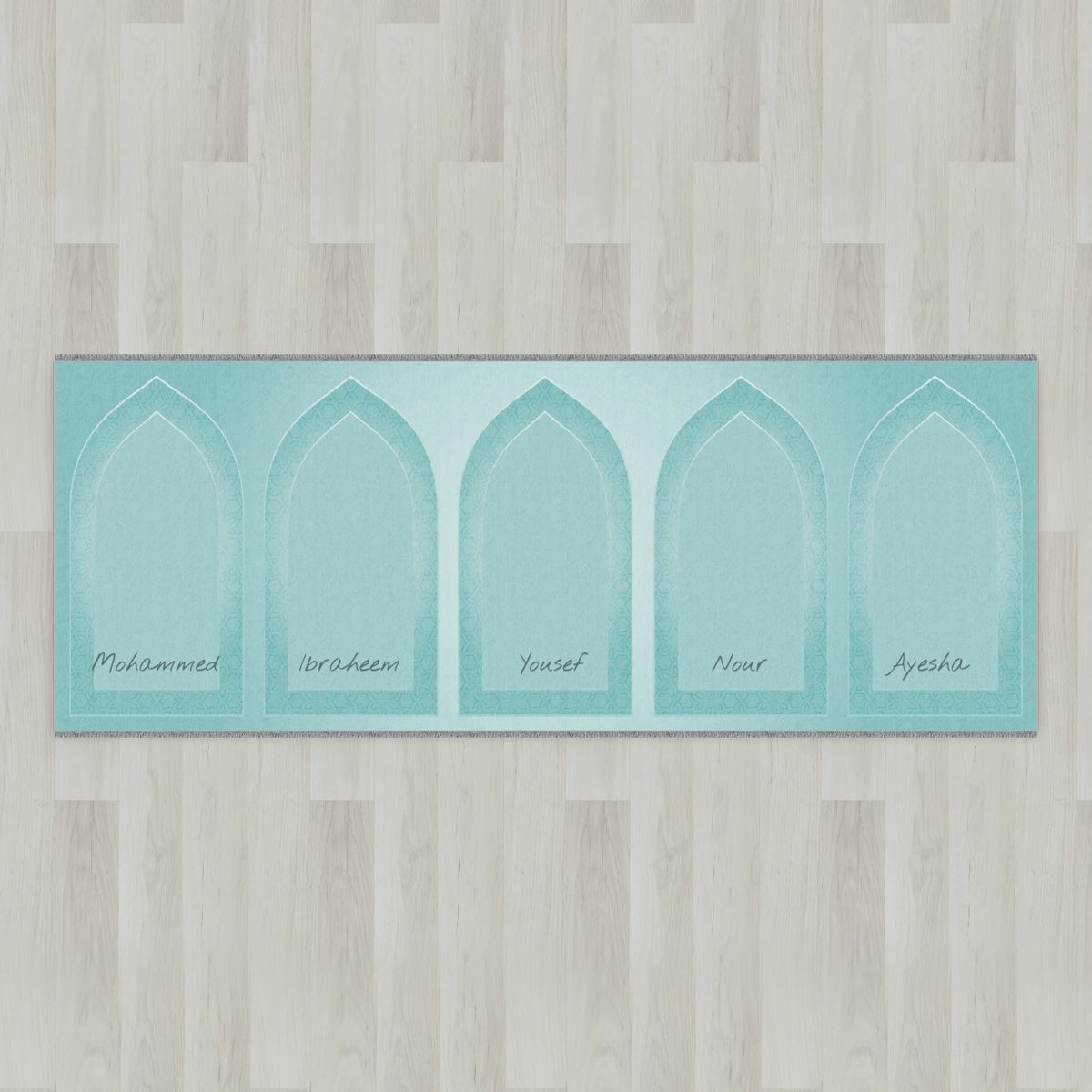 Silhouette Arch Personalized Prayer Mat