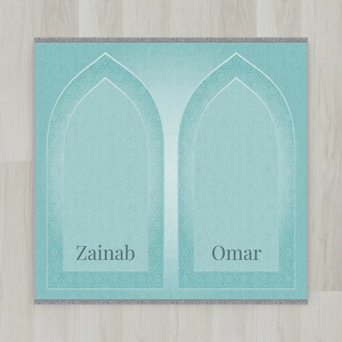 Silhouette Arch Personalized Prayer Mat
