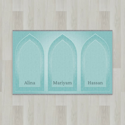 Silhouette Arch Personalized Prayer Mat