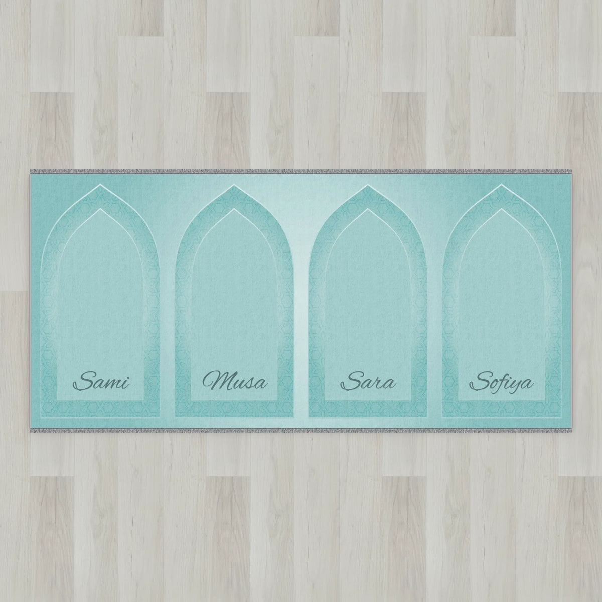 Silhouette Arch Personalized Prayer Mat