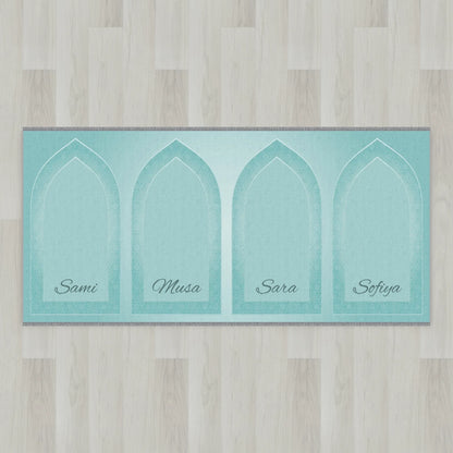 Silhouette Arch Personalized Prayer Mat