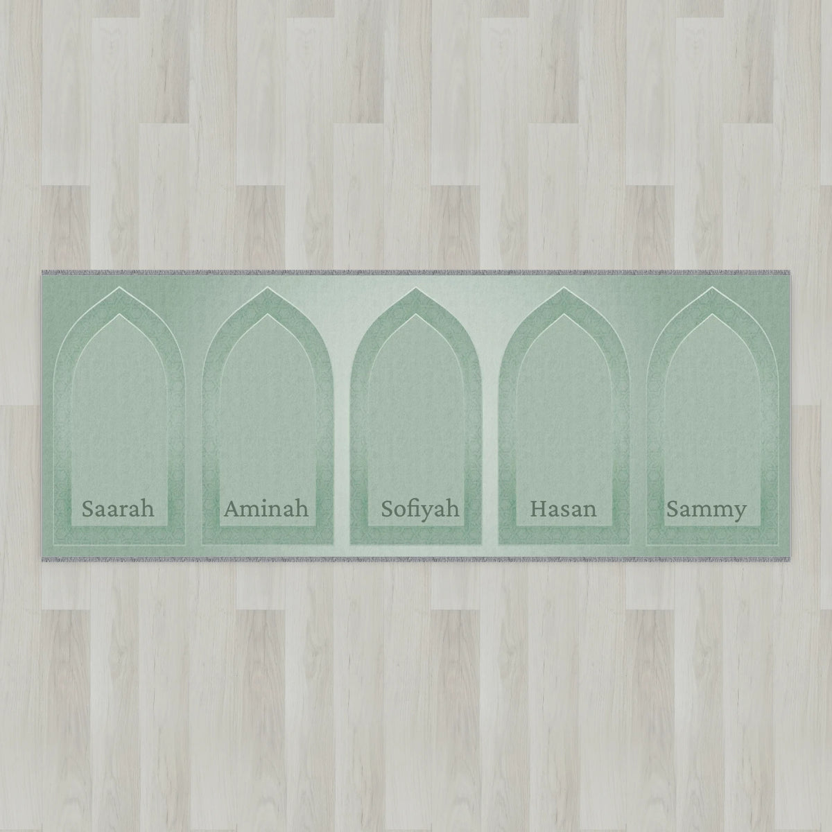 Silhouette Arch Personalized Prayer Mat