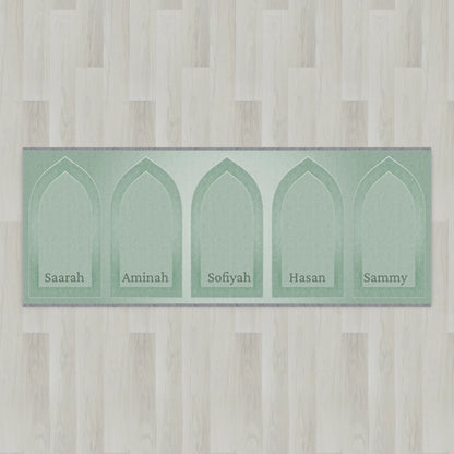 Silhouette Arch Personalized Prayer Mat