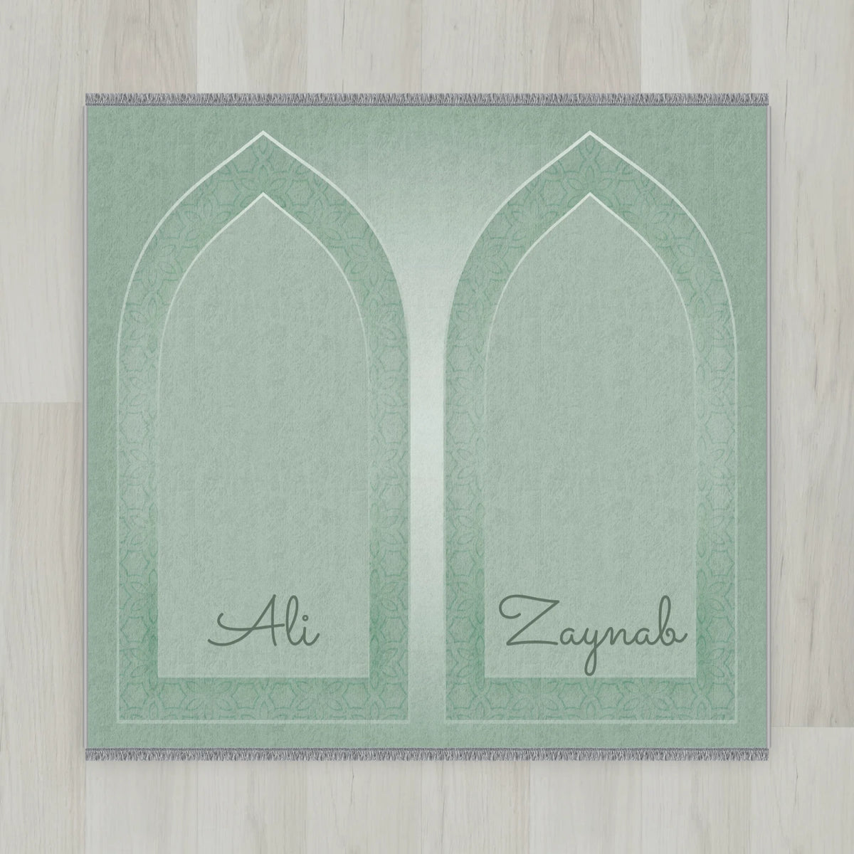 Silhouette Arch Personalized Prayer Mat