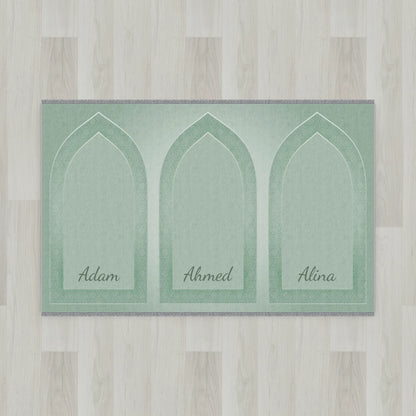 Silhouette Arch Personalized Prayer Mat