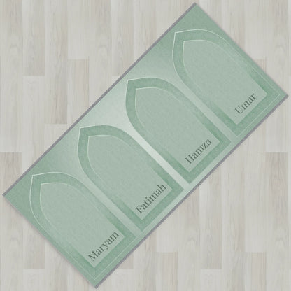 Silhouette Arch Personalized Prayer Mat