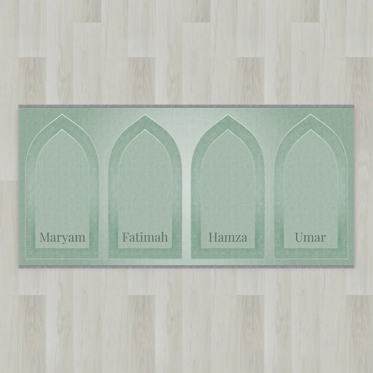 Silhouette Arch Personalized Prayer Mat
